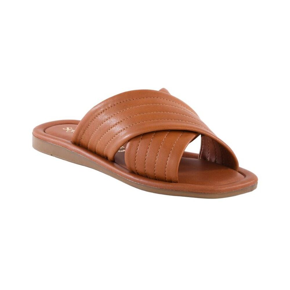 Seychelles Courage Leather Slide, Tan